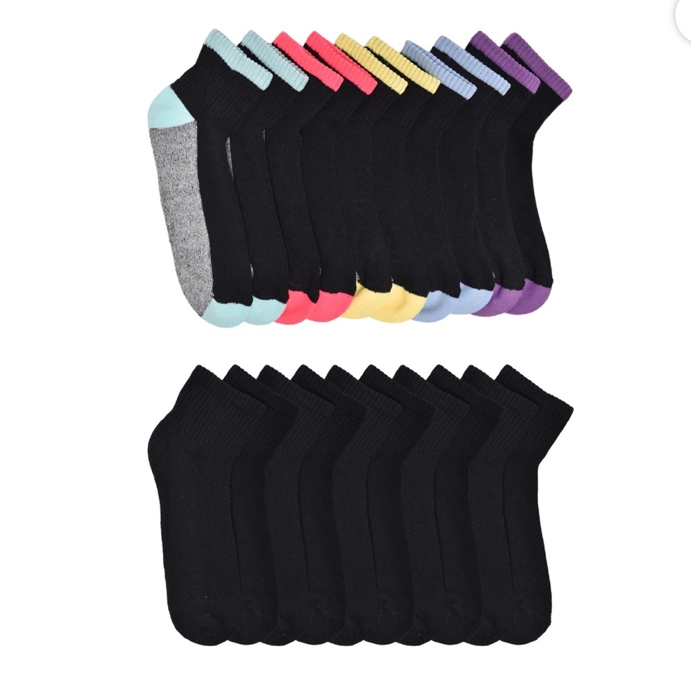 10 Cushions Ankle Wonder Nation Girls Ankle Socks